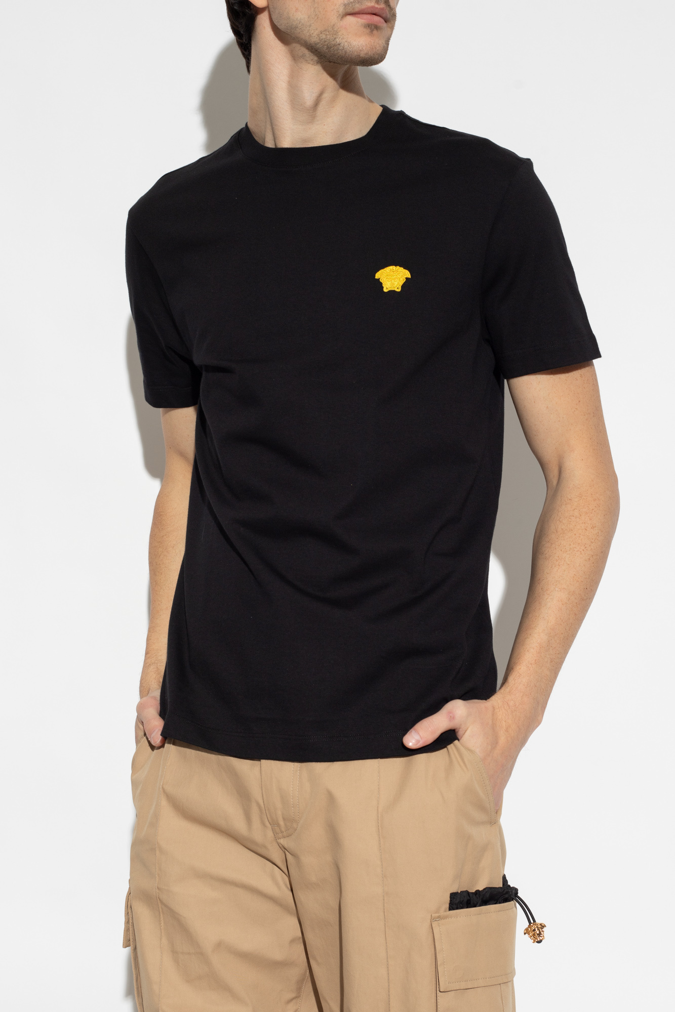 Versace T-shirt with Medusa face | Men's Clothing | Vitkac